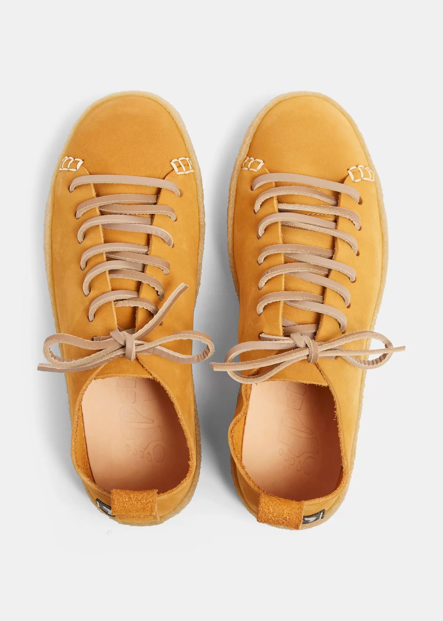 Rufus Womens Nubuck New Regular Fit Shoe - Turmeric