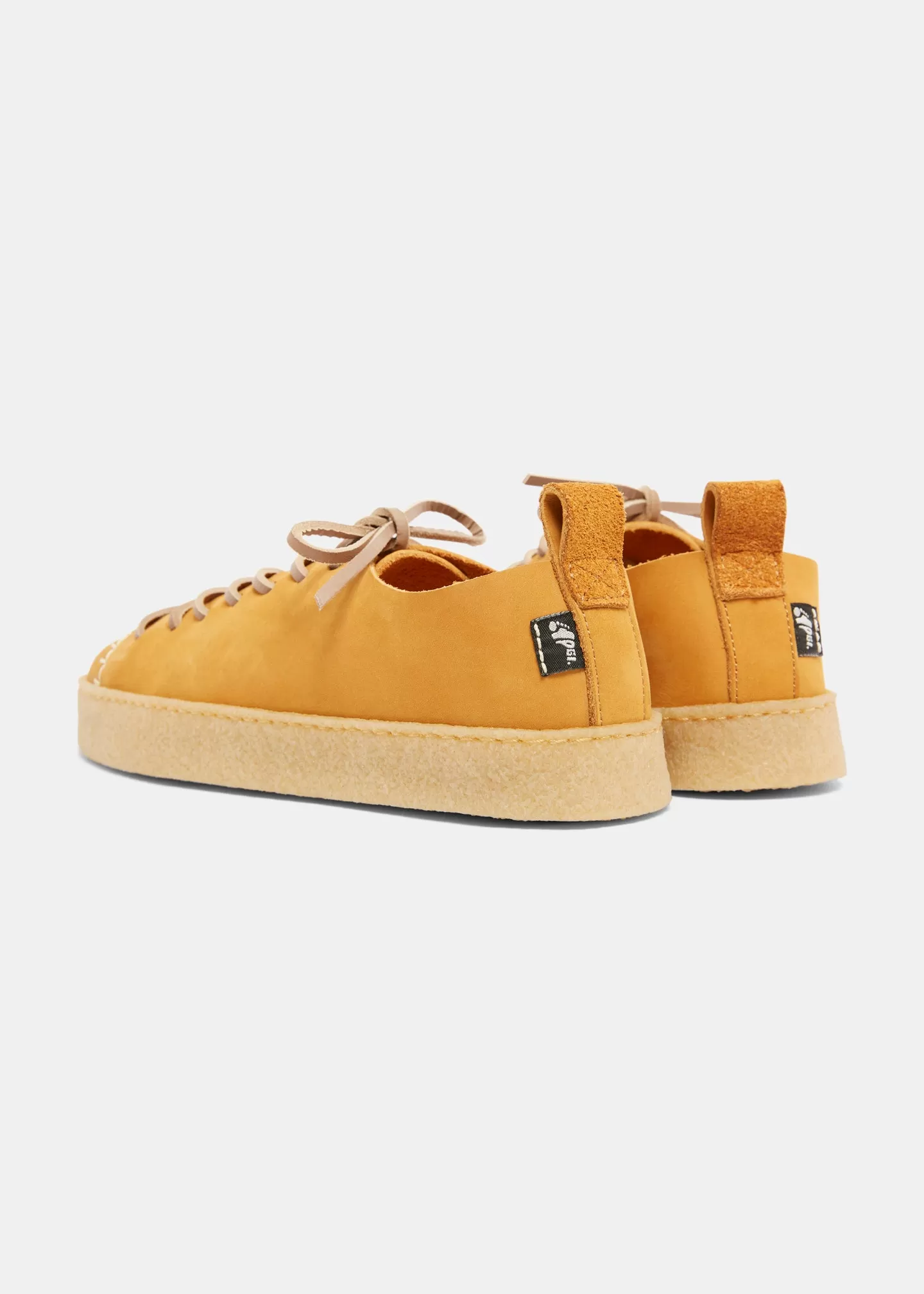 Rufus Womens Nubuck New Regular Fit Shoe - Turmeric