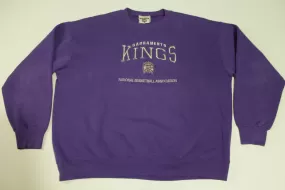 Sacramento Kings Vintage 90's Embroidered Lee Sport Made in USA Crewneck Sweatshirt