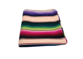 Saltillo Serape Blanket - Tan