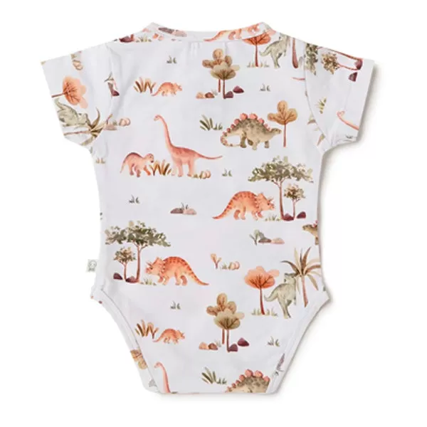 Short Sleeve Bodysuit (Dino) - Size 0-3 Months (000)