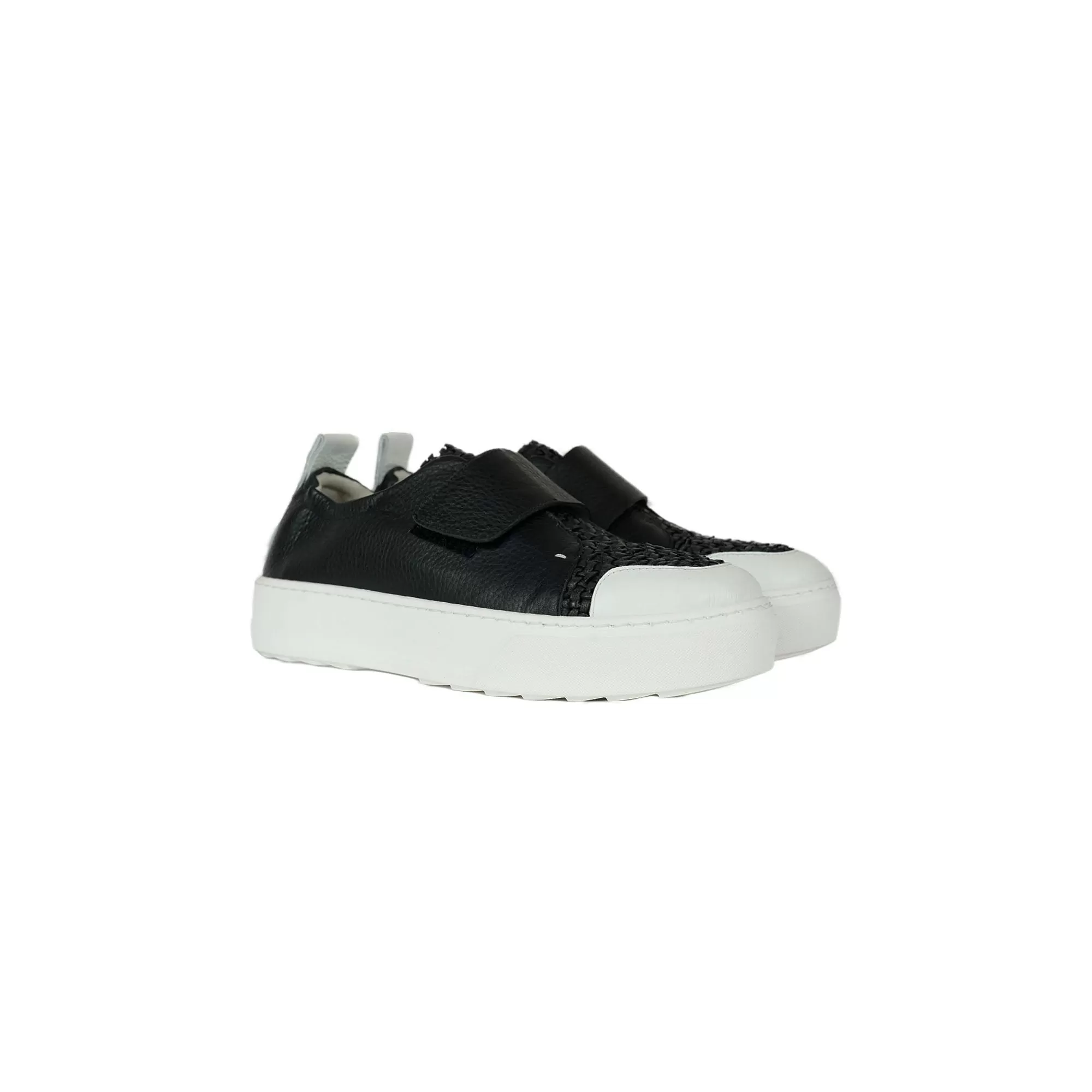 Sneaker Intreccio Uncinetto Black