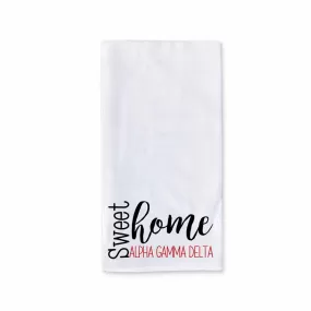 Sweet Home Alpha Gamma Delta Sorority Kitchen Towel