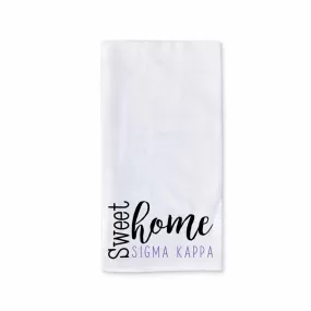 Sweet Home Sigma Kappa Sorority Kitchen Towel