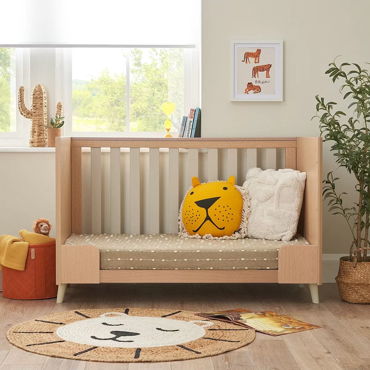 Tutti Bambini Fika Mini 2pc Room Set - Light Oak/White Sand