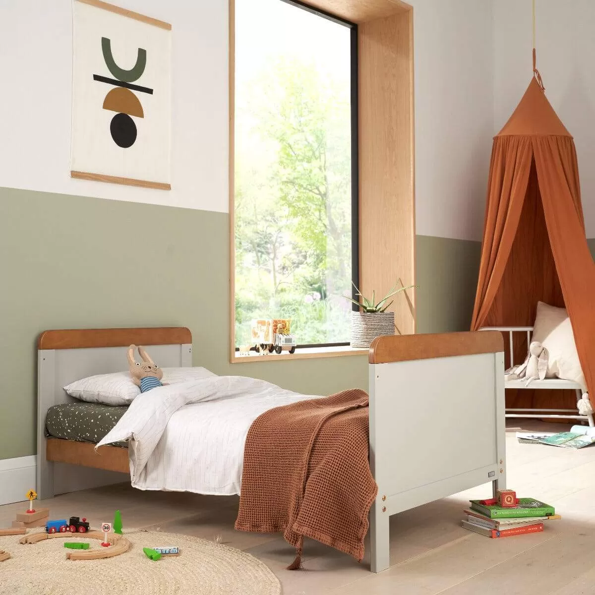 Tutti Bambini Rio 3 Piece Room Set - Dove Grey/Oak