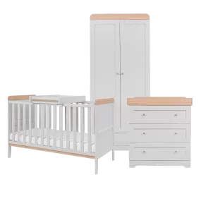 Tutti Bambini Rio 3 Piece Room Set - Dove Grey/Oak